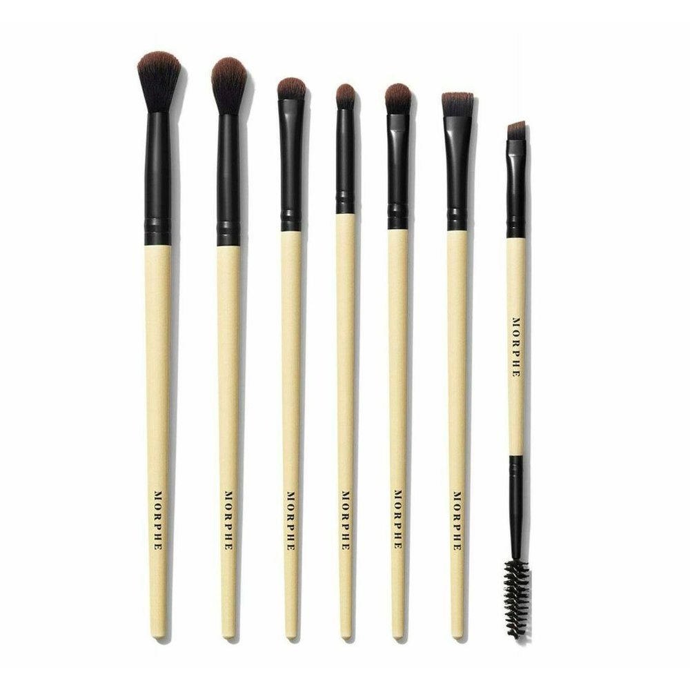 MORPHE Earth To Babe 7-Piece Bamboo Eye Brush Set $86 value BRAND NEW - Picture 3 of 4